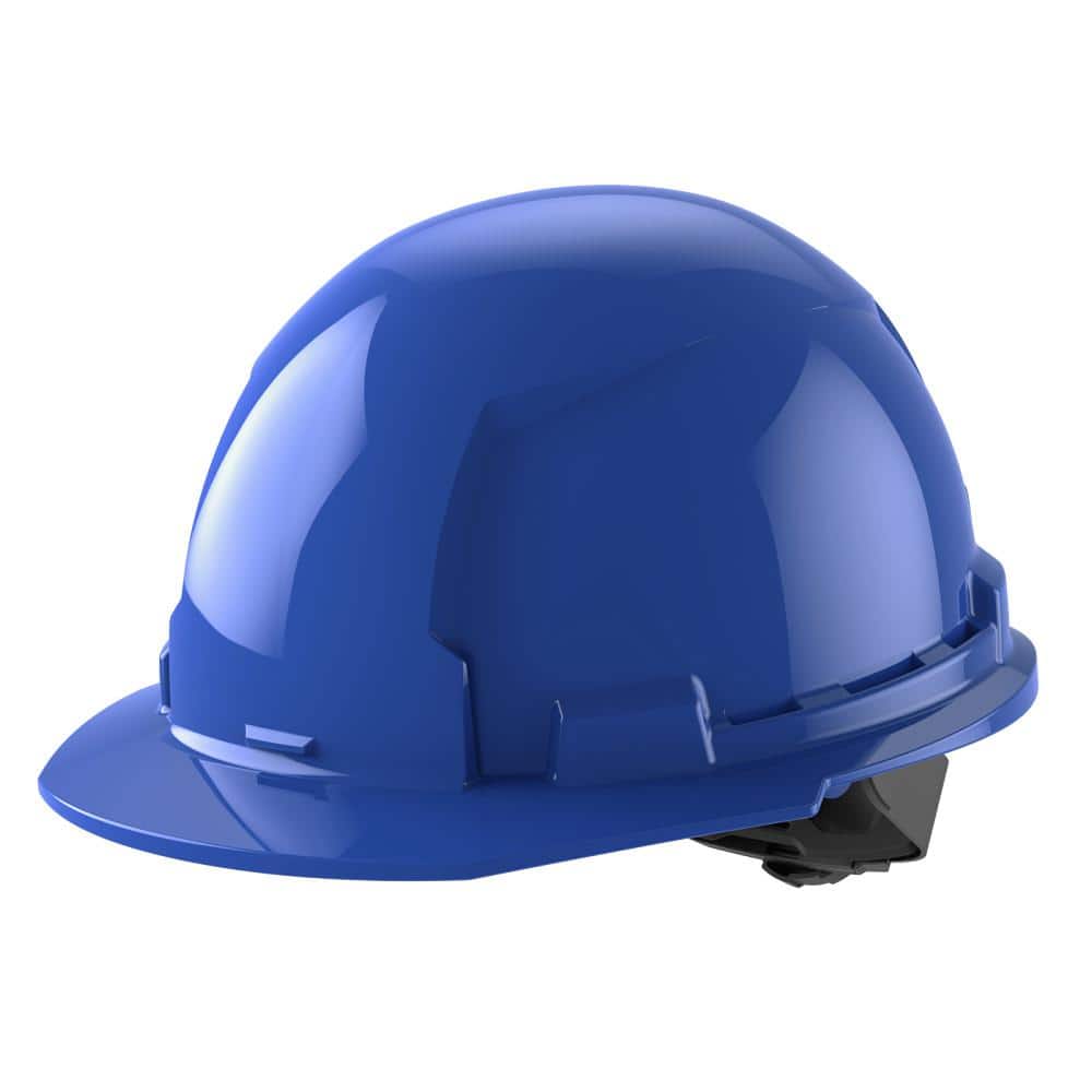 Milwaukee BOLT Blue Type 1 Class E Front Brim Non-Vented Hard Hat with 4 Point Ratcheting Suspension