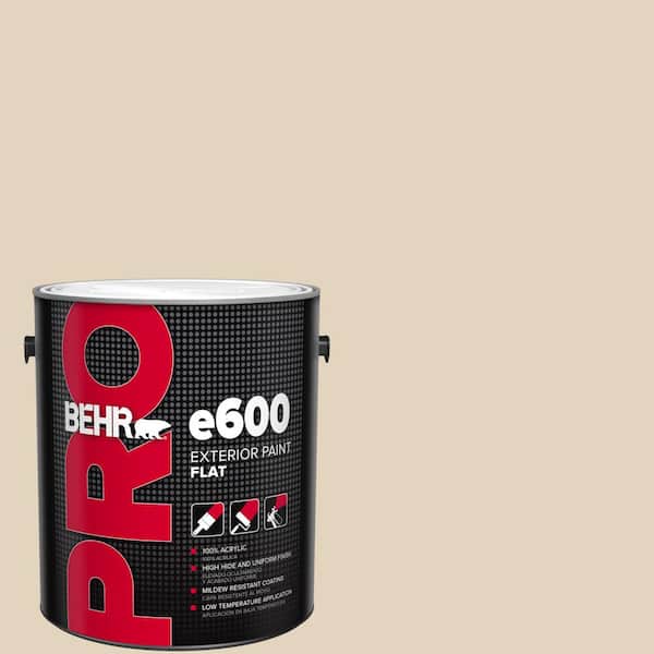 BEHR PRO 1 gal. #PPU7-17 Wax Sculpture Flat Paint (2)