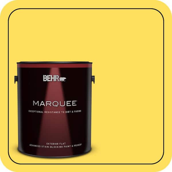 BEHR PREMIUM PLUS #380B-5 Neon Light Flat Low Odor & Primer (2)
