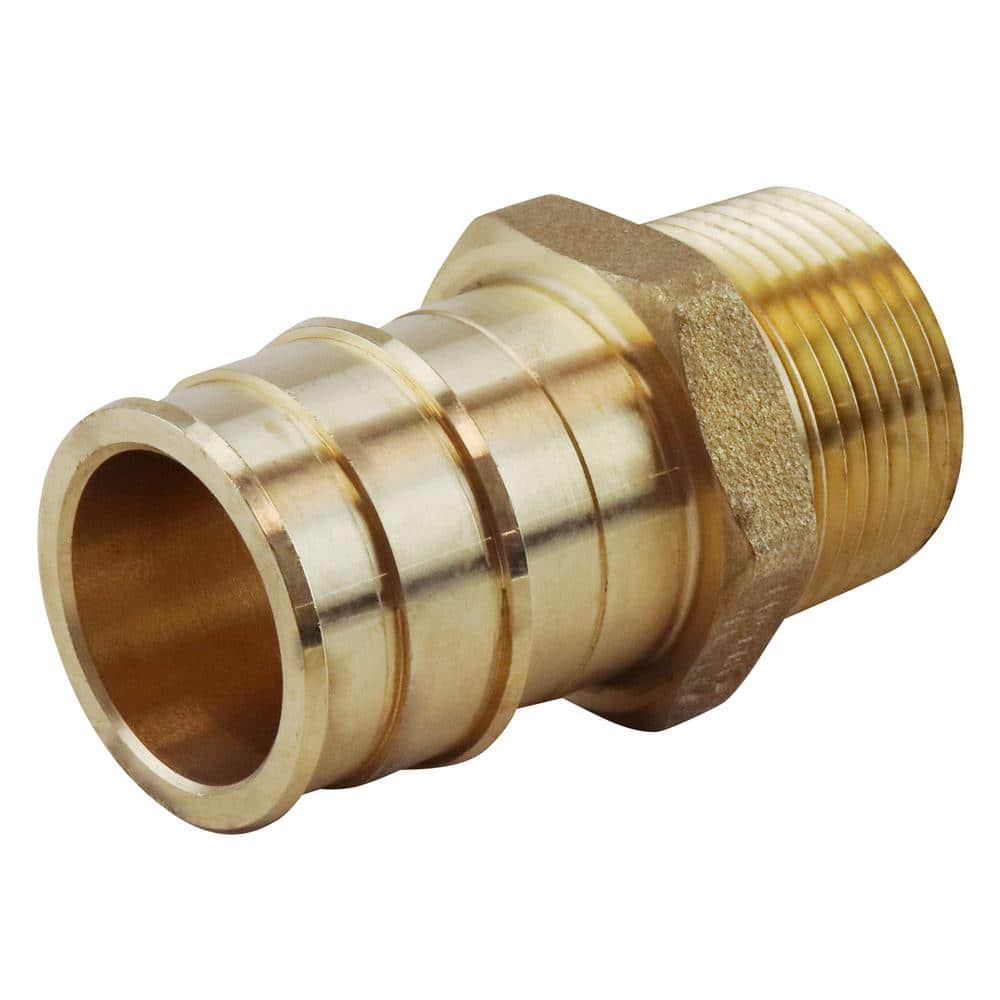 Apollo 3/4 in. Brass PEX-A Expansion Barb x 1/2 in. MNPT Male Adapter (3)