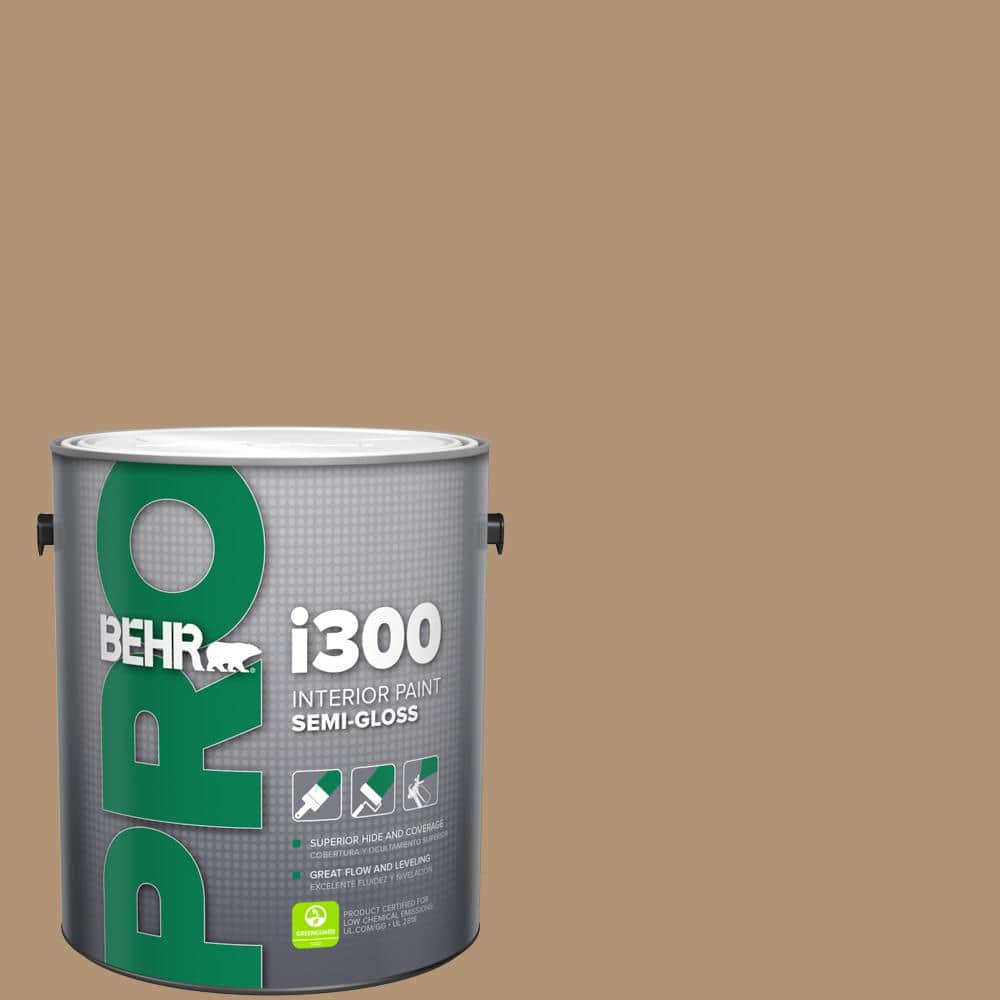 BEHR PRO 1 gal. #290F-4 Cliff Rock Semi-Gloss Interior Paint
