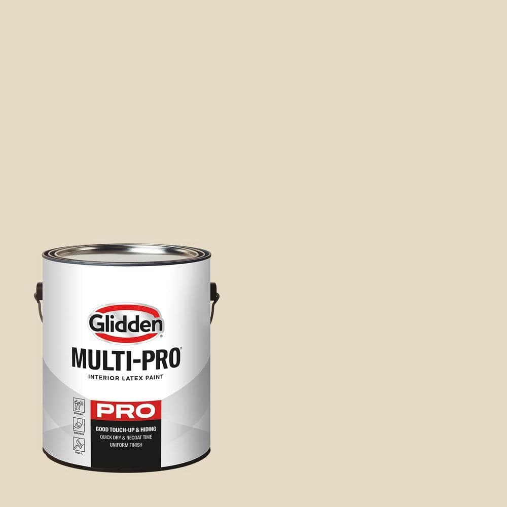Glidden Multi-Pro 1 gal. PPG1103-2 Almond Paste Semi-Gloss Interior Paint