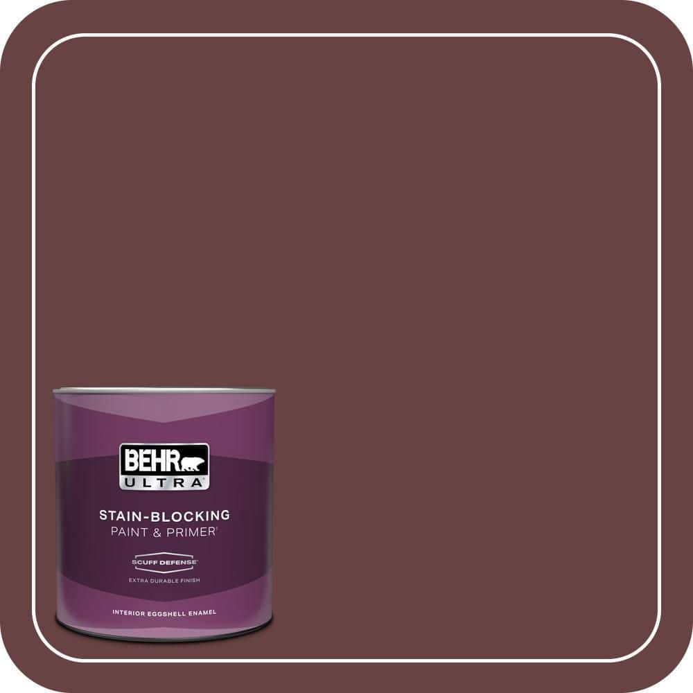 BEHR ULTRA 1 qt. #MQ1-14 Twinberry Extra Durable Eggshell Enamel Interior Paint & Primer