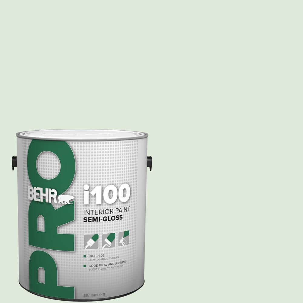 BEHR PRO 1 gal. #440E-1 Relaxing Green Semi-Gloss Interior Paint (1)