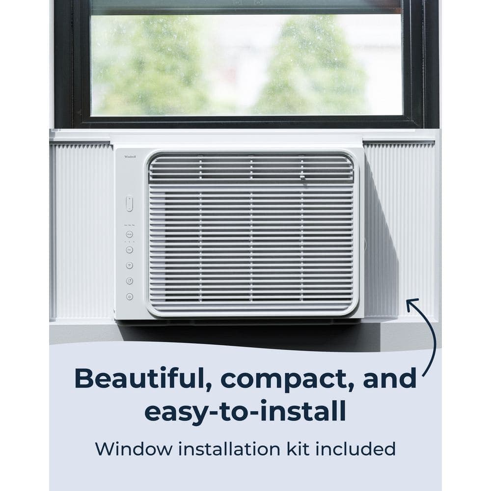 Windmill Lite Series 6,000 BTU 115-Volt Smart Window Air Conditioner, Wi-Fi/Remote, Easy Install, Up to 250 sq. ft. (2)