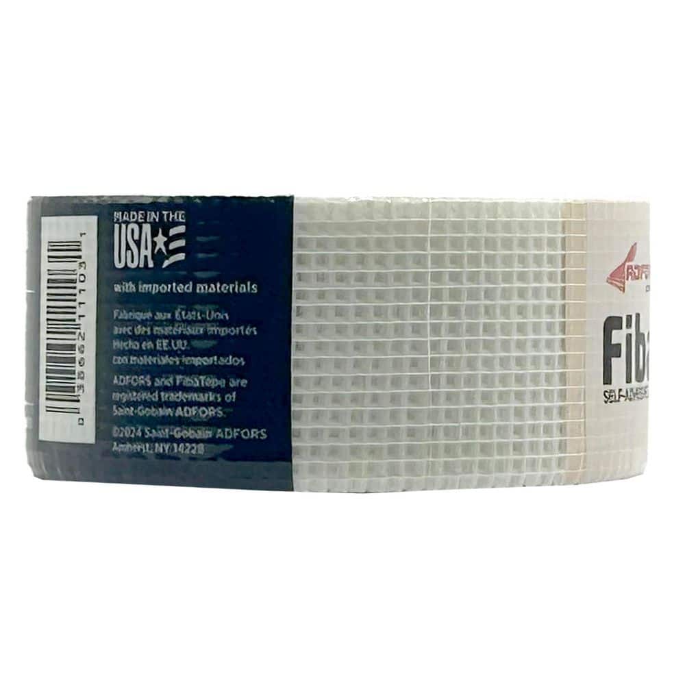 Saint-Gobain ADFORS FibaTape Standard White 1-7/8 in. Self-Adhesive Mesh Drywall Joint Tape (4)