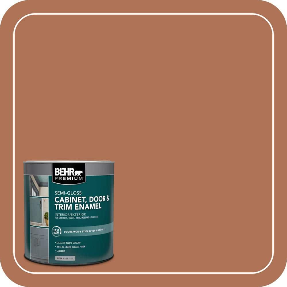 BEHR PREMIUM 1 qt. #PPU3-15 Glazed Pot Semi-Gloss Enamel Interior/Exterior Cabinet, Door & Trim Paint
