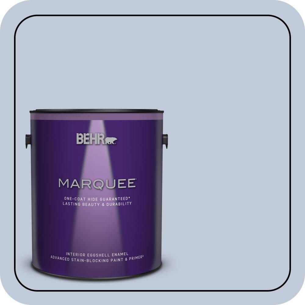 BEHR MARQUEE 1 gal. #600E-3 Icy Brook Eggshell Enamel Interior Paint & Primer (1)