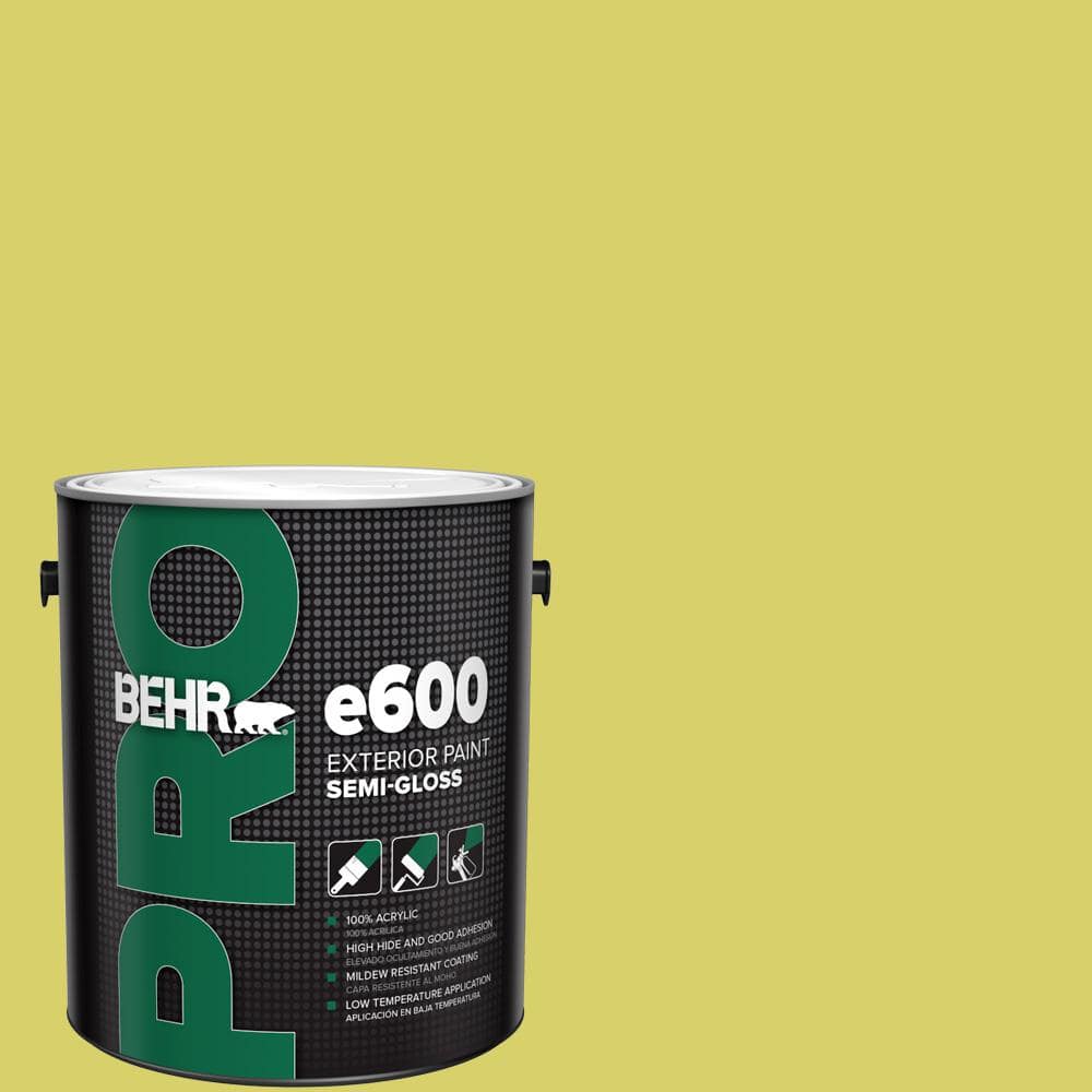 BEHR PRO 1 gal. #P340-4 Lime Tree Semi-Gloss Exterior Paint