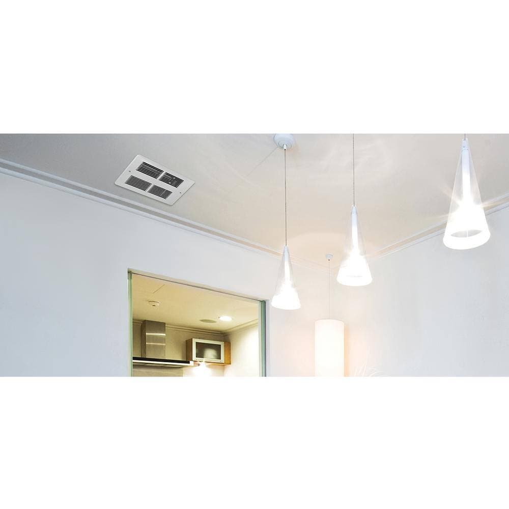 King Electric WHFC 240/208-Volt 1000-500-Watt/750-375-Watt Ceiling Heater in White (3)