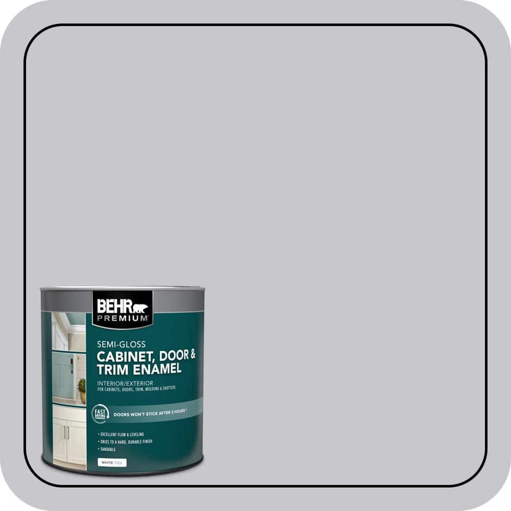 BEHR PREMIUM 1 qt. #N550-2 Centre Stage Semi-Gloss Enamel Interior/Exterior Cabinet, Door & Trim Paint