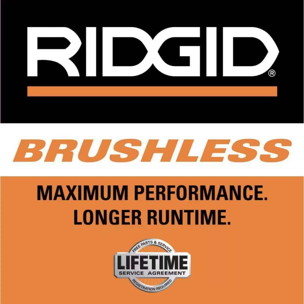 RIDGID 18V Brushless 4-Mode 1/2 in. High-Torque Impact Wrench Kit with 4.0 Ah Battery, Charger, and 18V 4.0 Ah Battery (2)