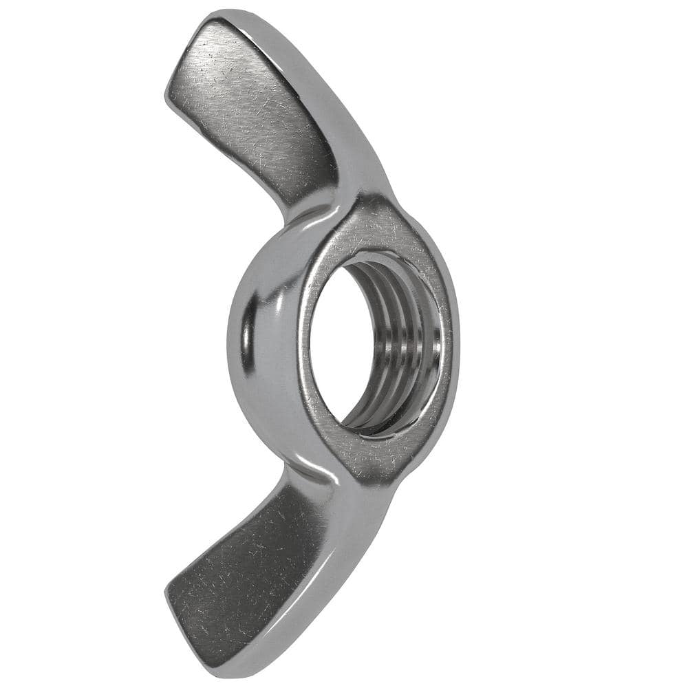 Everbilt 1/2 in.-13 Stainless Steel Wing Nut (2)