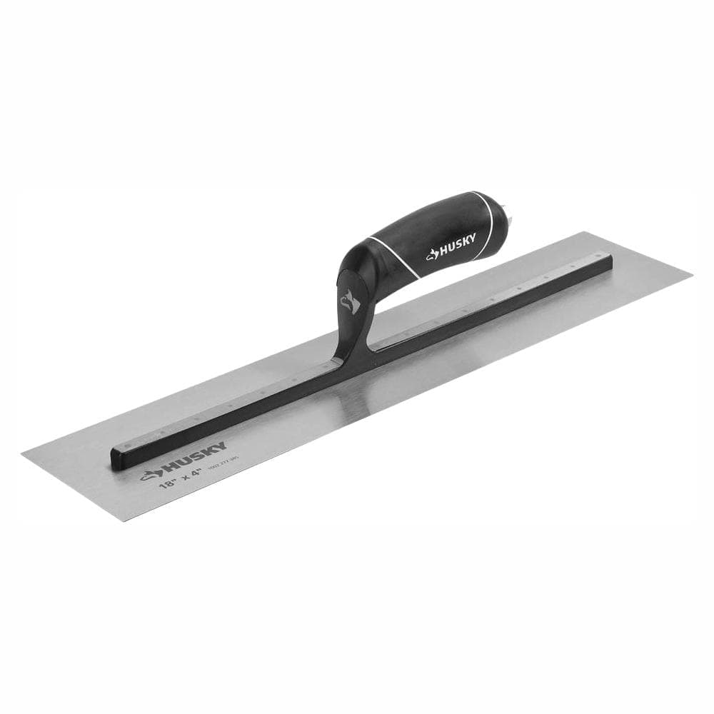 Husky 18 in. x 4 in. Pro Finishing Trowel