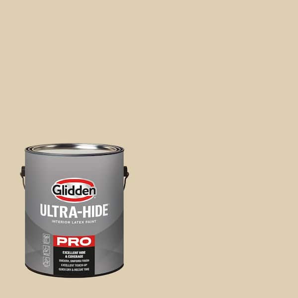Glidden Ultra-Hide 1 gal. PPG1098-3 Sand Fossil Satin Interior Paint (2)