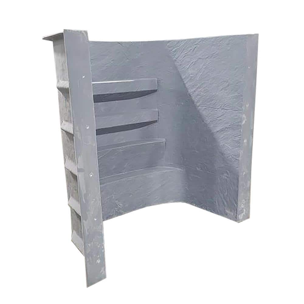 SHAPE PRODUCTS Slatewell 54 in. x 60 in. Fiberglass Egress Window Well (2)