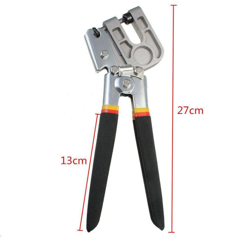 Angel Sar 10 in. High Carbon Steel Drywall Crimper Plier, Crimping Hand Tool for Framing Fastening and Punch Lock (2)