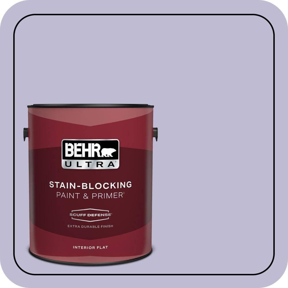 BEHR ULTRA 1 gal. #640C-3 Twilight Pearl Extra Durable Flat Interior Paint & Primer