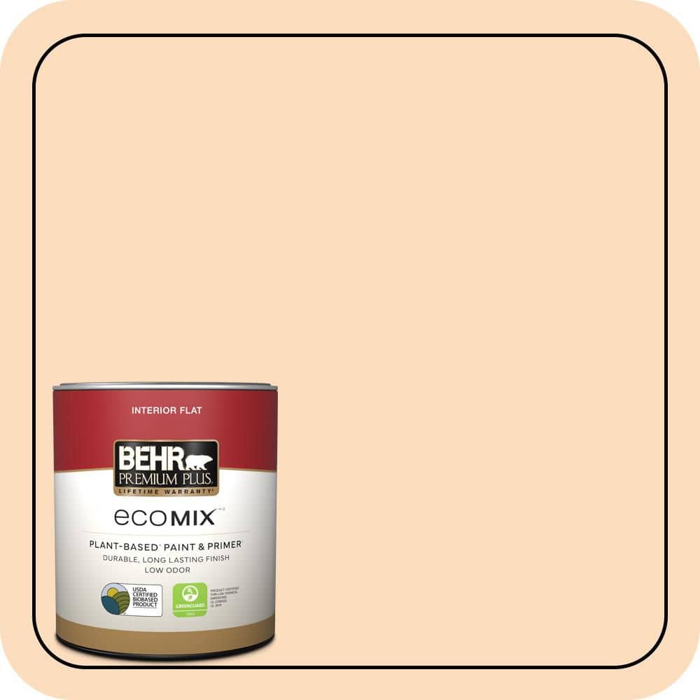 BEHR PREMIUM PLUS 1 qt. #M230-3 Mystic Opal Flat EcoMix Plant-Based Interior Paint & Primer (1)