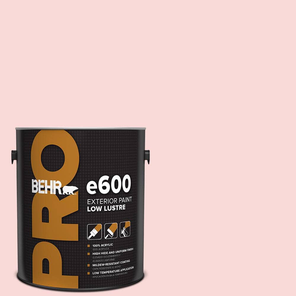BEHR PRO 1 gal. #140A-2 Coy Pink Low Luster Exterior Paint