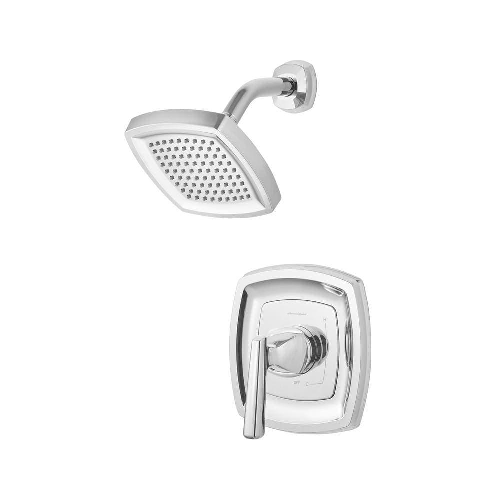 American Standard Edgemere 1-Handle Shower Faucet Trim Kit for Flash Rough-in Valves in Polished Chrome (Valve Not Included) (3)