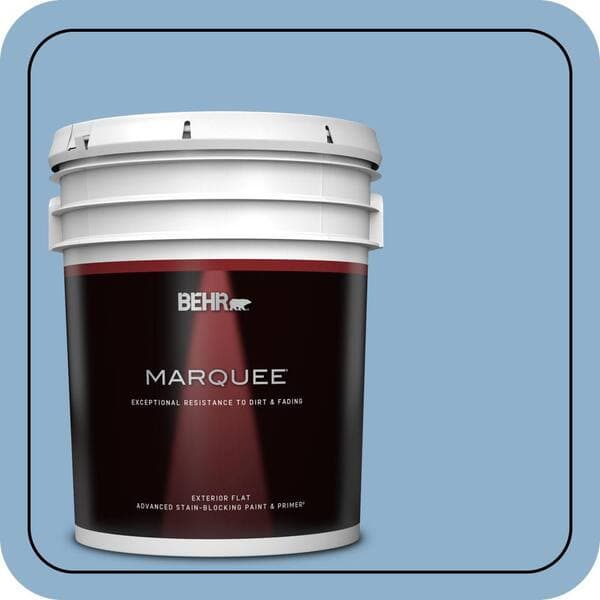 BEHR MARQUEE 5 gal. #M510-3 Sailors Knot Flat Exterior Paint & Primer (2)