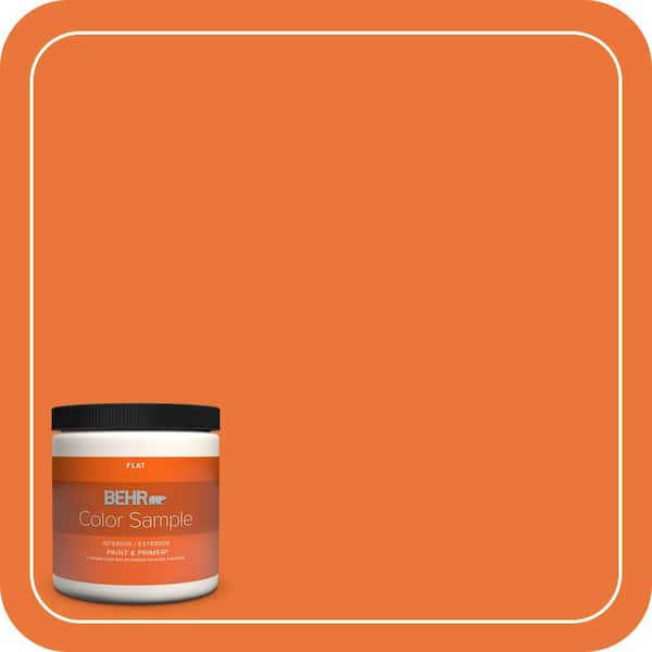 BEHR PREMIUM PLUS Home Decorators Collection #HDC-MD-27 Tart Orange Enamel Low Odor & Primer (3)
