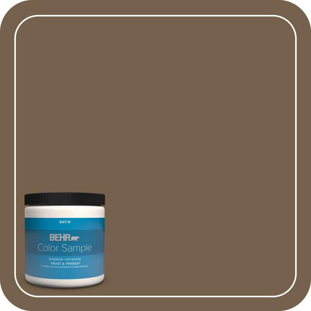 BEHR PREMIUM PLUS 8 oz. #700D-7 South Kingston Satin Enamel Interior/Exterior Paint & Primer Color Sample