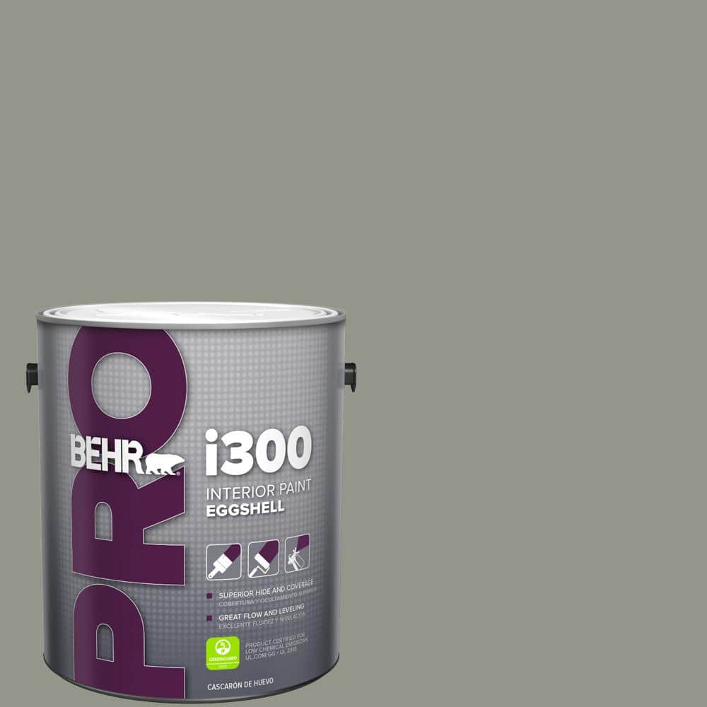 BEHR PRO 1 gal. #ECC-36-1 Shady Willow Eggshell Interior Paint