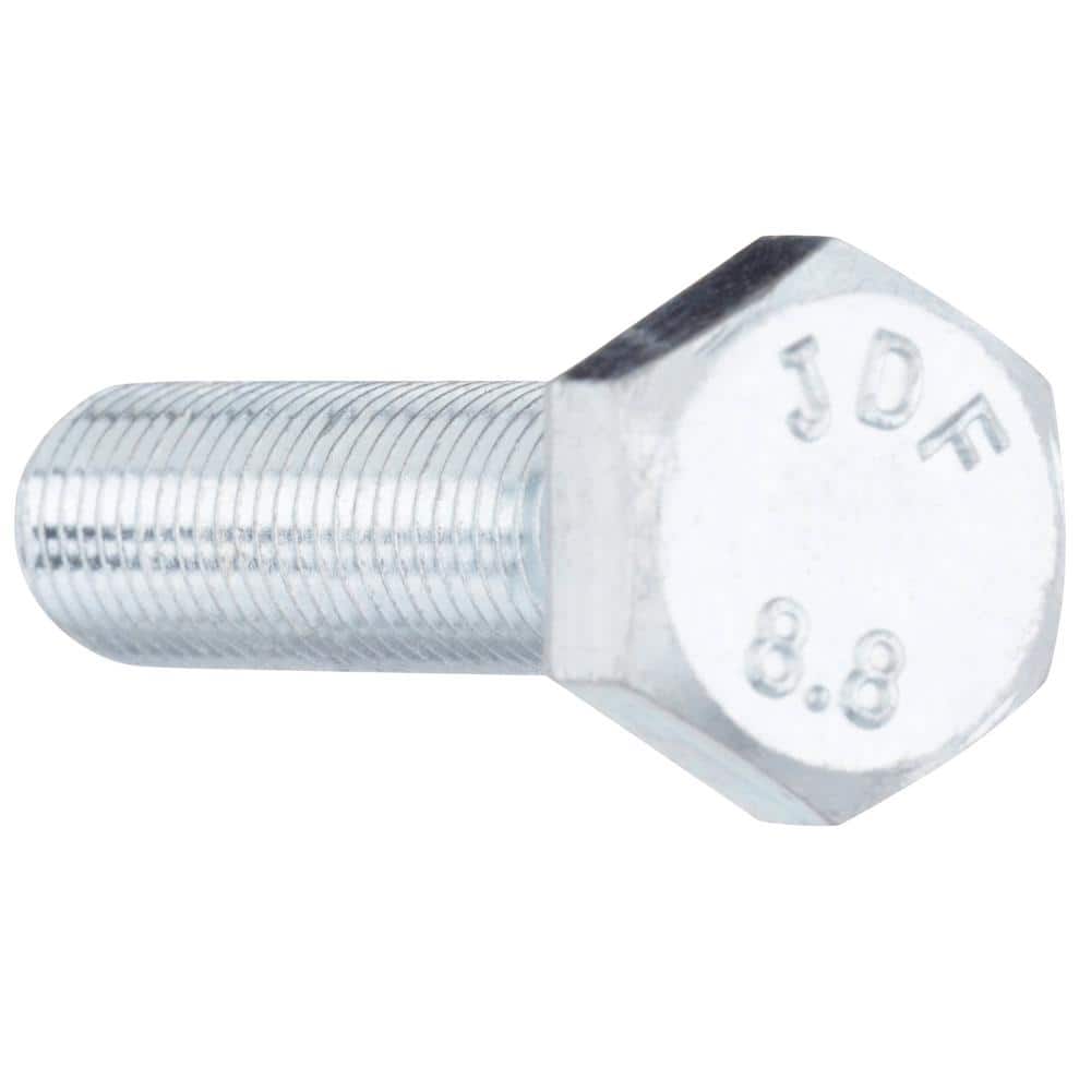 Everbilt M10-1.25 x 40 mm Class 8.8 Zinc Plated Hex Bolt (3)