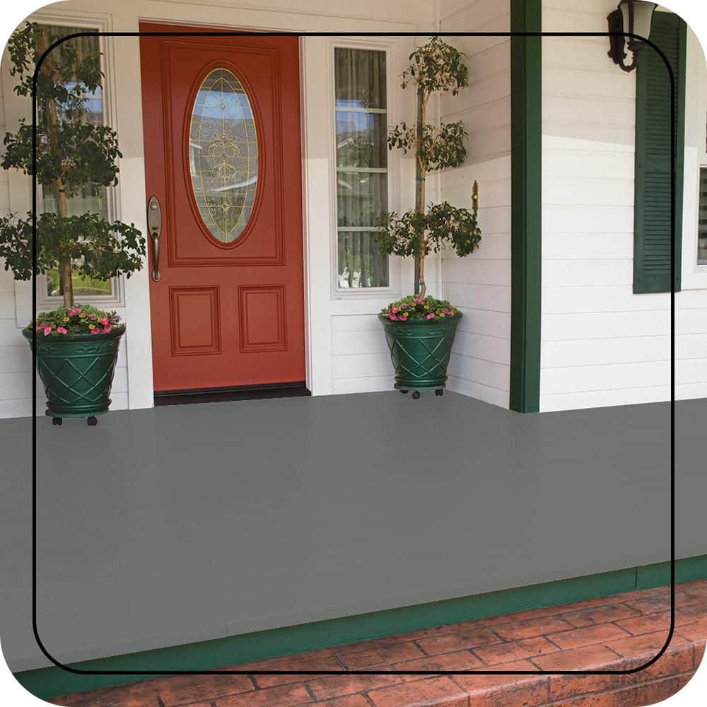 BEHR PREMIUM #PPU25-17 Low-Lustre Enamel Interior/Exterior Porch and Patio Floor Paint (2)