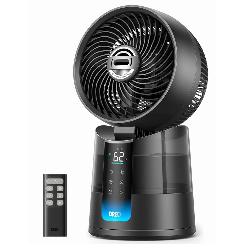 DREO TurboCool 512 CFM 6-Speed Indoor Misting Portable Evaporative Cooler for 1400 sq. ft. with 150° Oscillation (3)