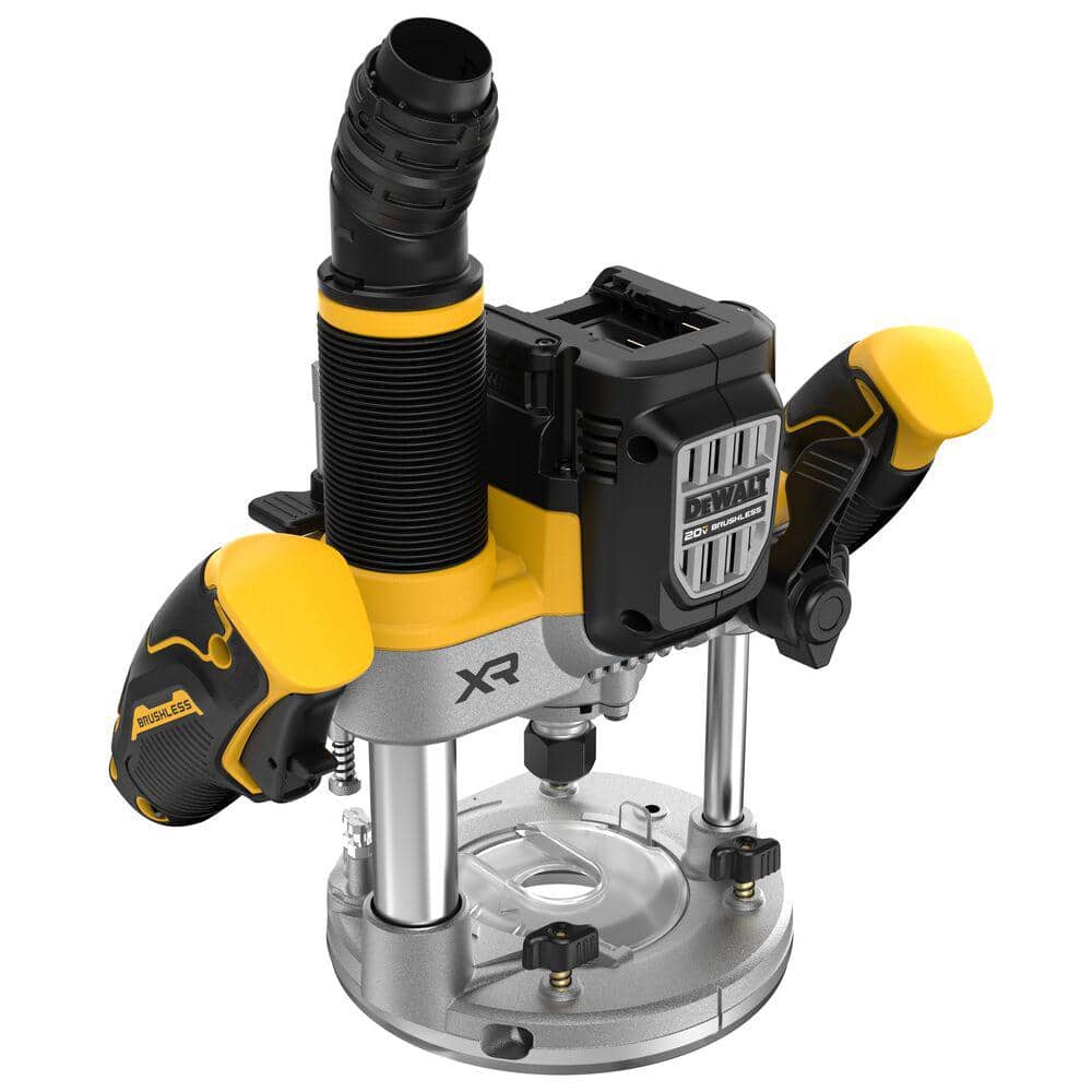 DEWALT 20V MAX XR 2-1/4 Peak HP Brushless Cordless Plunge Router (Tool Only) (3)