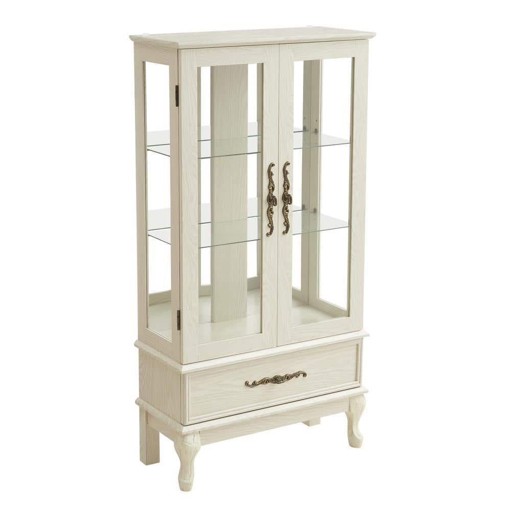 COWLOWN 25.98 in. W x 11.81 in. D x 51.58 in. H Bathroom White Linen Cabinet (1)