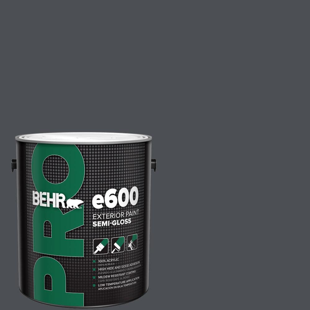 BEHR PRO 1 gal. #750F-6 Sled Semi-Gloss Exterior Paint
