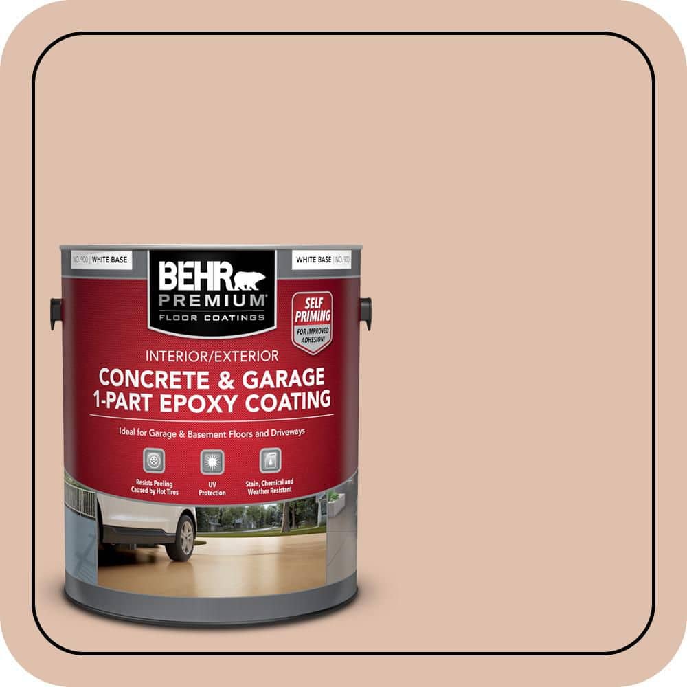 BEHR PREMIUM #S200-2 Self-Priming 1-Part Epoxy Satin Interior/Exterior Concrete and Garage Floor Paint (1)