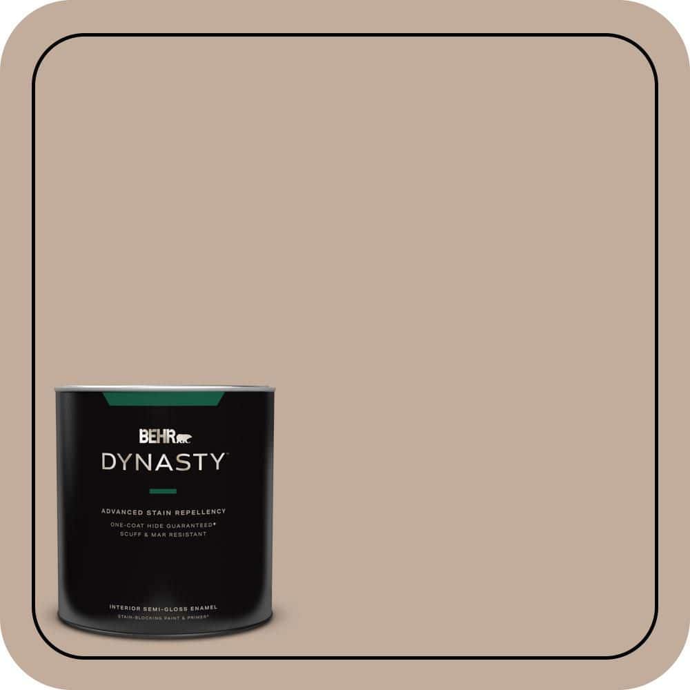 BEHR DYNASTY 1 qt. #PWL-87 Fall Mood Semi-Gloss Enamel Interior Stain-Blocking Paint and Primer