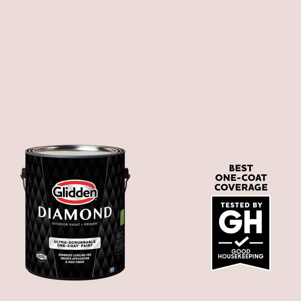 Glidden Diamond 1 gal. PPG1061-2 Wistful Beige Eggshell Interior Paint with Primer