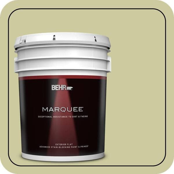 BEHR MARQUEE 5 gal. #MQ4-41 Anjou Pear Flat Exterior Paint & Primer (2)
