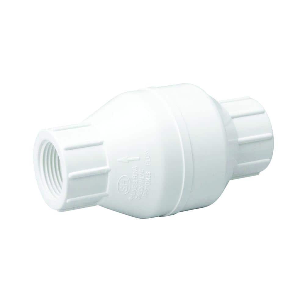 Everbilt 1 in. FIP x FIP PVC Threaded Check Valve