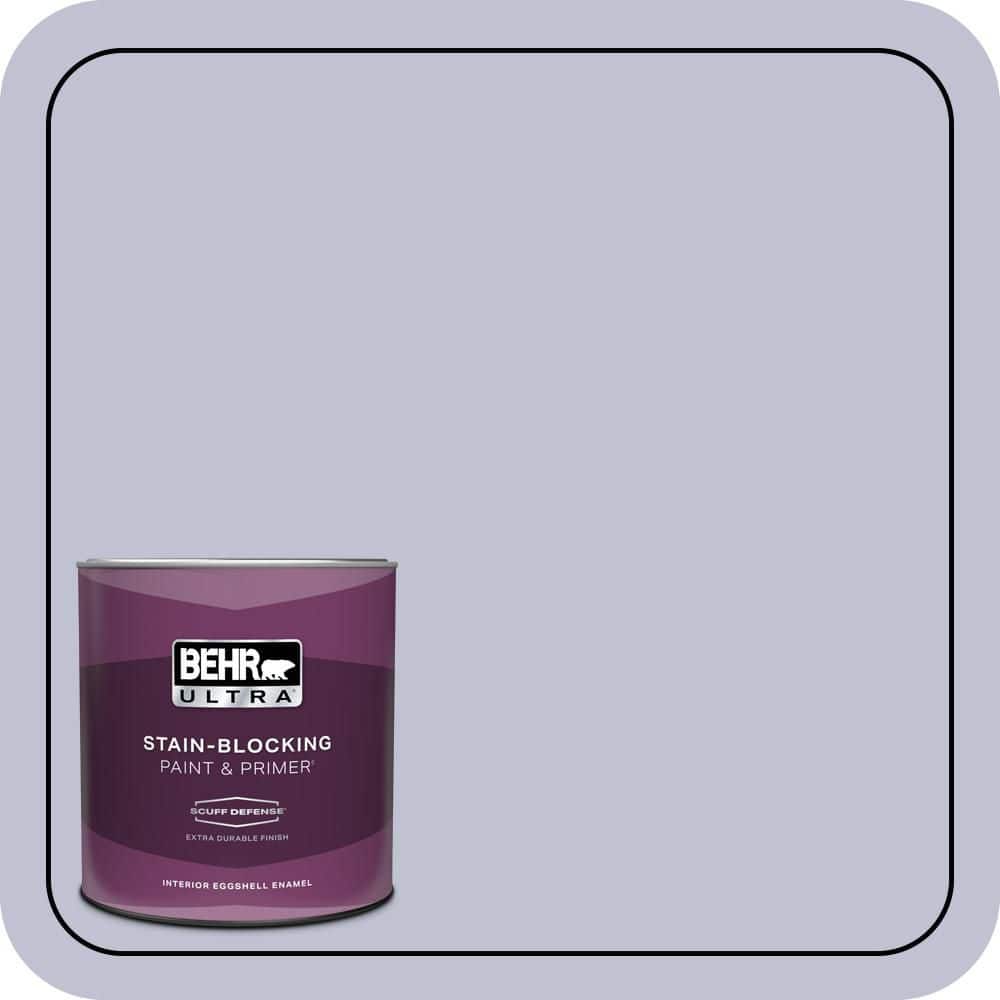 BEHR ULTRA 1 qt. #S560-2 Lavender Honor Extra Durable Eggshell Enamel Interior Paint & Primer