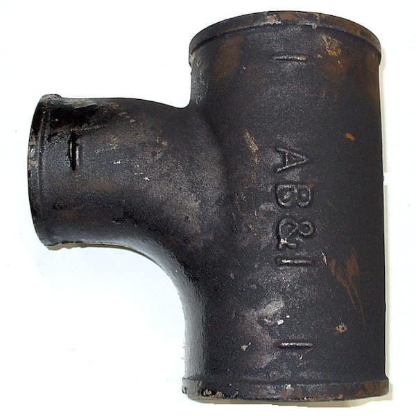 AB and I Foundry 4 in. x 3 in. Cast Iron San Tee (2)