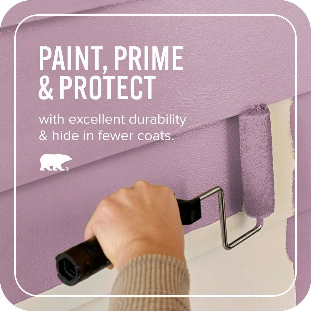 BEHR ULTRA 1 qt. #690D-5 Winsome Rose Satin Enamel Exterior Paint & Primer (3)