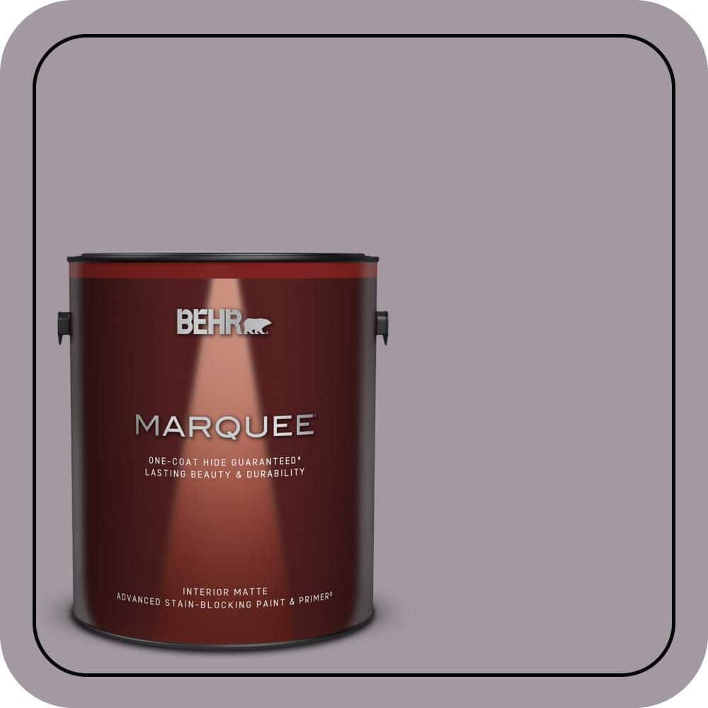 BEHR MARQUEE 1 gal. #N570-3 Art Nouveau Glass One-Coat Hide Matte Interior Paint & Primer