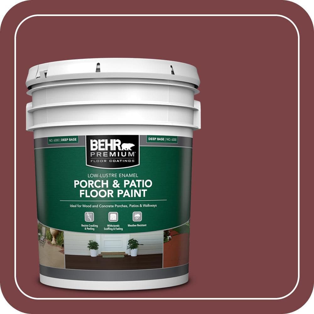 BEHR PREMIUM #S-H-140 Low-Lustre Enamel Interior/Exterior Porch and Patio Floor Paint (1)