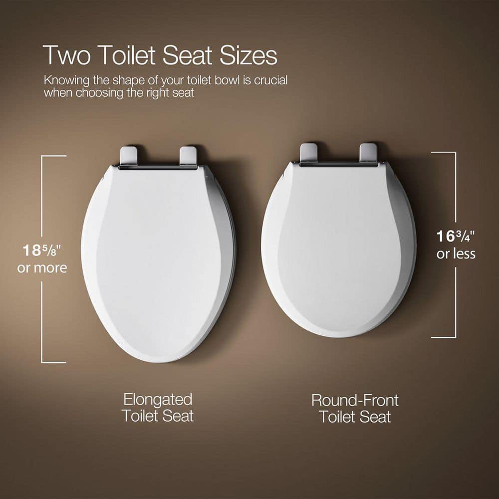 KOHLER Cachet Elongated Antimicrobial, Soft Close Toilet Seat in White (4)