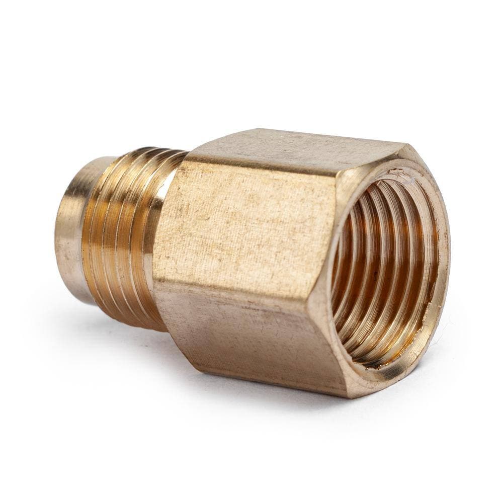 LTWFITTING 3/8 in. OD Flare x 3/8 in. FIP Brass Adapter Fitting (30-Pack) (2)
