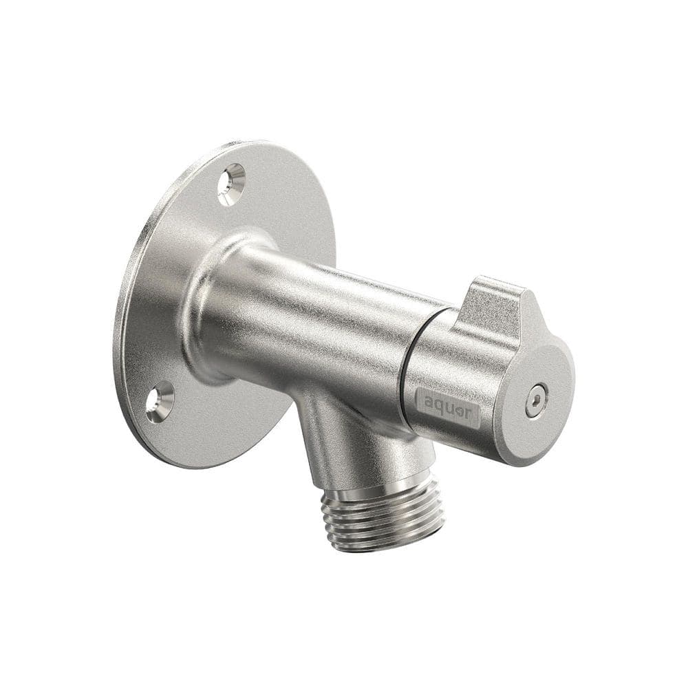 AQUOR The Bibb with Flange 1/2 in. NPT Hose Bibb x Stainless (1)