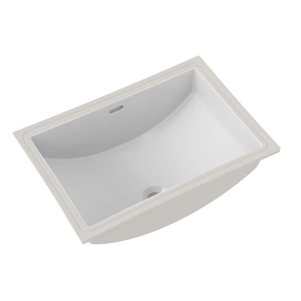 Barclay Products Araminta 20.875 in. Undermount Rectangular Bathroom Sink in White Vitreous China (1)