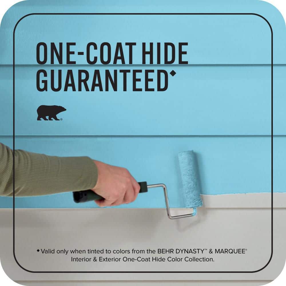 BEHR MARQUEE 1 gal. #P490-3 Big Chill Flat Exterior Paint & Primer (3)